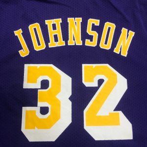 Mitchell & Ness NBA Johnsen Shirt Purple / Yellow – L
