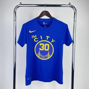 Nike Golden State Warriors Curry Shirt Blue / Yellow – L