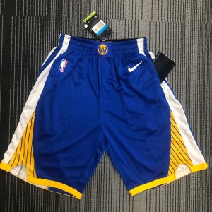 Nike Golden State Warriors Shorts Blue / Yellow – L