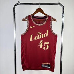 Nike x Donovan Mitchell Cleveland Cavaliers City Edition 23/24 Jersey Red / Yellow – L
