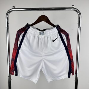 Nike USA Basketball Olympics 2024 Shorts White / Red – L