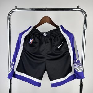 Nike Sacramento Kings Shorts 2023/24 Black / Purple – L