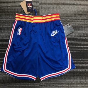 Nike Golden State Warriors Shorts Blue / Yellow – L