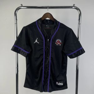 Nike Toronto Raptors Statement Shirt Black / Purple – L