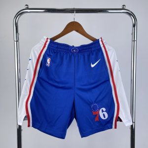 Nike Philadelphia 76ers Shorts Blue / Red – L