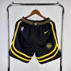 Nike Golden State Warriors 2023/24 Shorts Black / Yellow – L