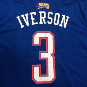 Mitchell & Ness Shirt Blue / White – L