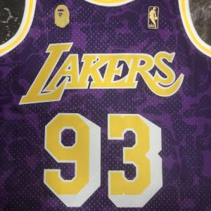 Bape Los Angeles Lakers Jersey Purple / Yellow – L