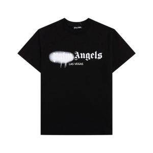 Palm Angels Graphic Tee Spray Paint Angels – W4, L