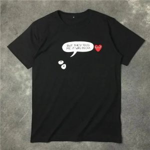 Comme des Garçons Graphic T-Shirt Decaf Heart Speech Bubble – L