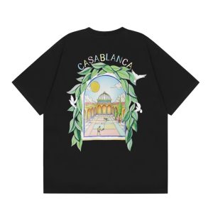 Graphic Tee Casablanca Tennis Court Print – 29, L
