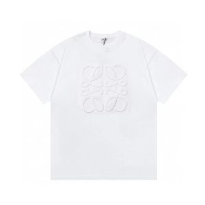 Loewe T-Shirt Embossed Logo – 16White, L