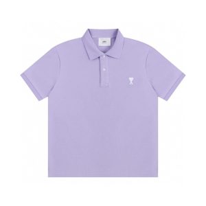 AMI Paris Polo Shirt Heart Logo – Option 42EC0293, L