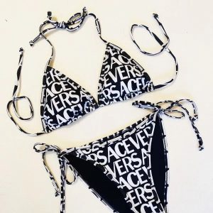 Versace Triangle Bikini Set Logo Print – 29, L