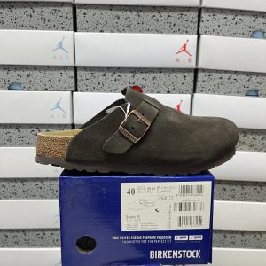 Birkenstock Boston BS Mocca – 0560773 dark brown, 35, Option E004AC18