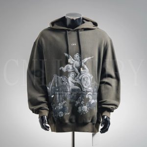 Off-White Green / White – Olive green, L