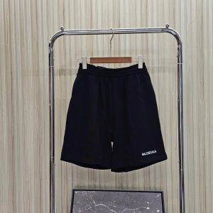 Balenciaga Cotton Shorts Black – Black, L