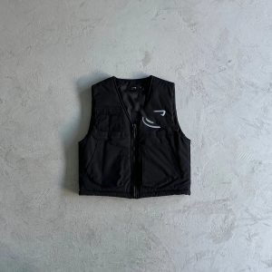 Trapstar Hyperdrive Pocket Vest Black / White – Black (white), L