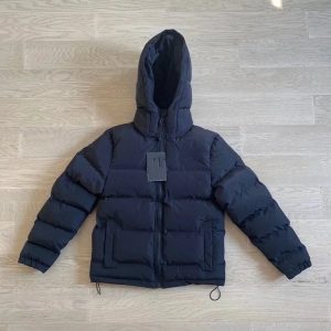Trapstar AW20 Irongate Hooded Quilted Puffer Jacket Black / Grey – L