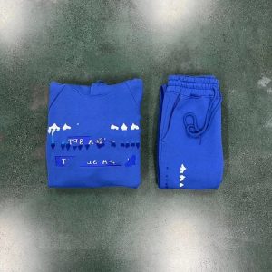 Trapstar Chenille Decoded 2.0 Tracksuit Blue / White – L