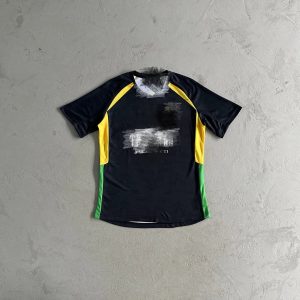 Trapstar Irongate Football Jersey Black / Yellow – L