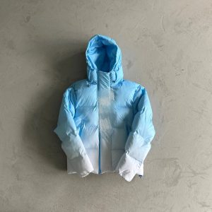 Trapstar Hyperdrive Puffer Jacket Blue / White – L