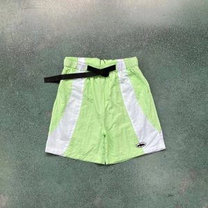 Corteiz Spring Shorts Green / White – L
