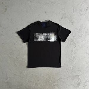 Corteiz Times New Roman Shirt Black / White – Black, L