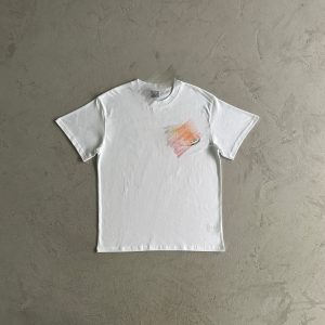 Corteiz Sunset Shirt White / Rainbow – white, L