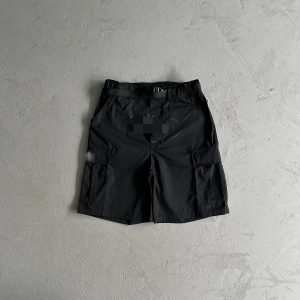 Corteiz Alcatraz Cargo Shorts Black – Darkness, L