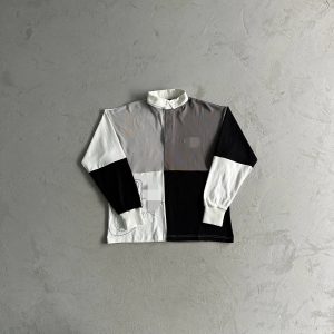 Corteiz Rugby Polo Shirt White / Black – L