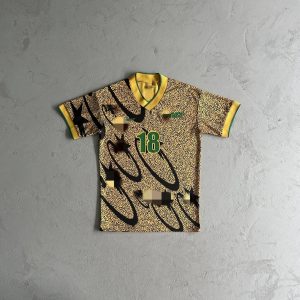 Corteiz Carni Stellations Football Jersey Yellow / Black – L