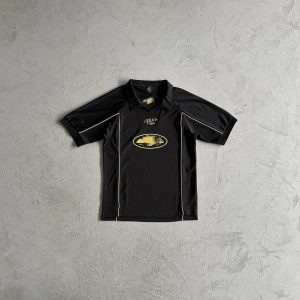 Corteiz Talismo Football Jersey Black / Yellow – Black and yellow, L