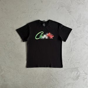Corteiz Allstartz Italia Shirt Black / Red – Black, L