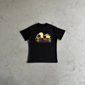 Corteiz Time Is Up Bitch Shirt Black / Yellow – Black, L