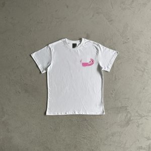 Corteiz Fuck Around and Find Out Shirt White / Pink – L