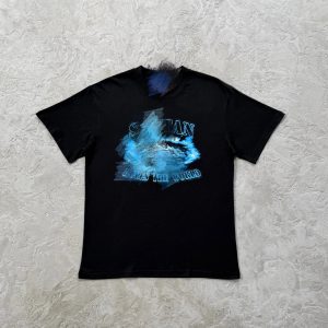 Corteiz Santan Alcatraz Shirt Black / Blue – L